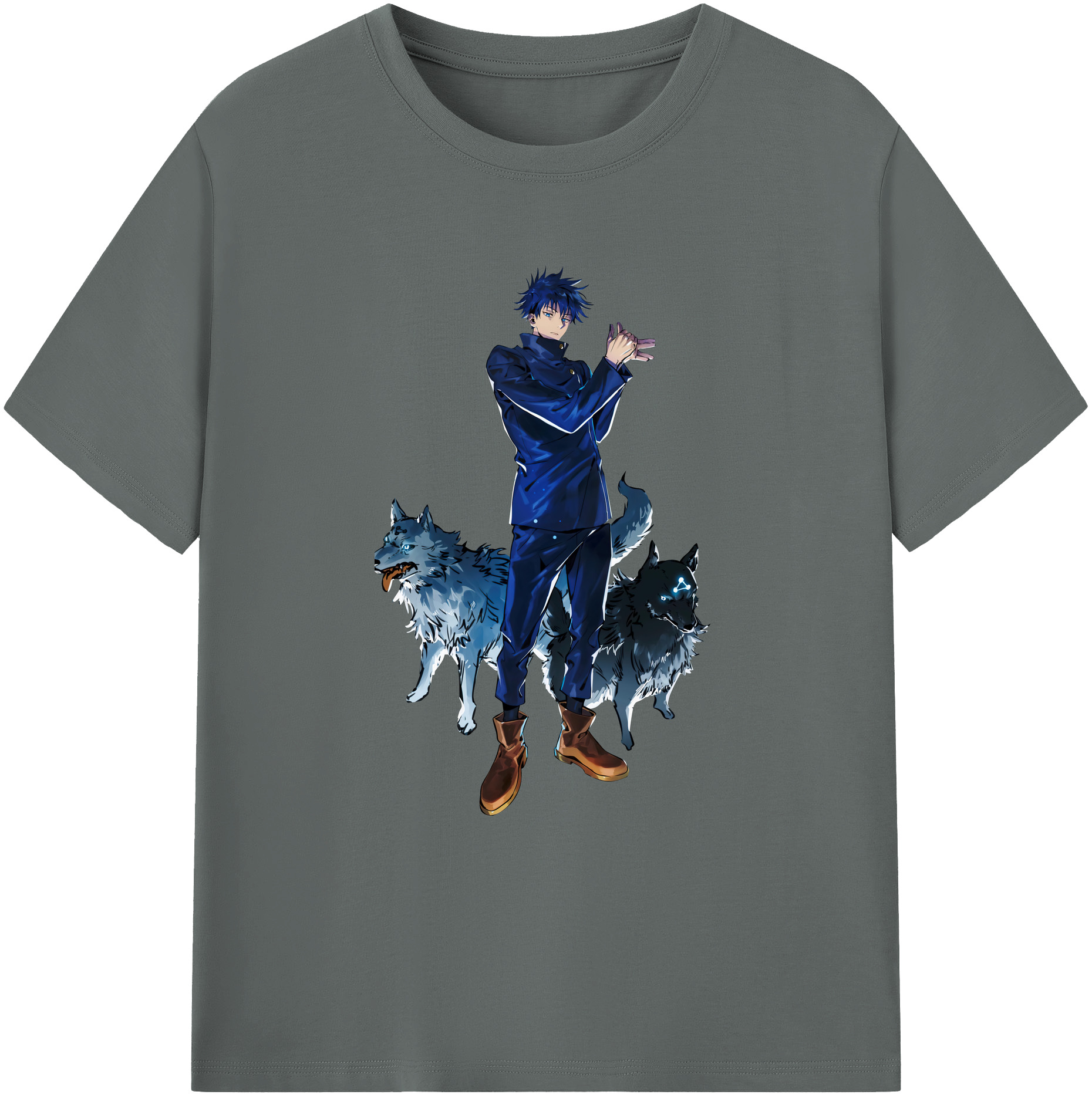 （画像用） 呪術廻戦 Jujutsu Kaisen 綿100％ メンズ半袖Tシャツ｜肌触りやわらか＆通気性
